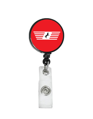 Railroad Logo Badge Reel - Norfolk Southern Wings Red Logo