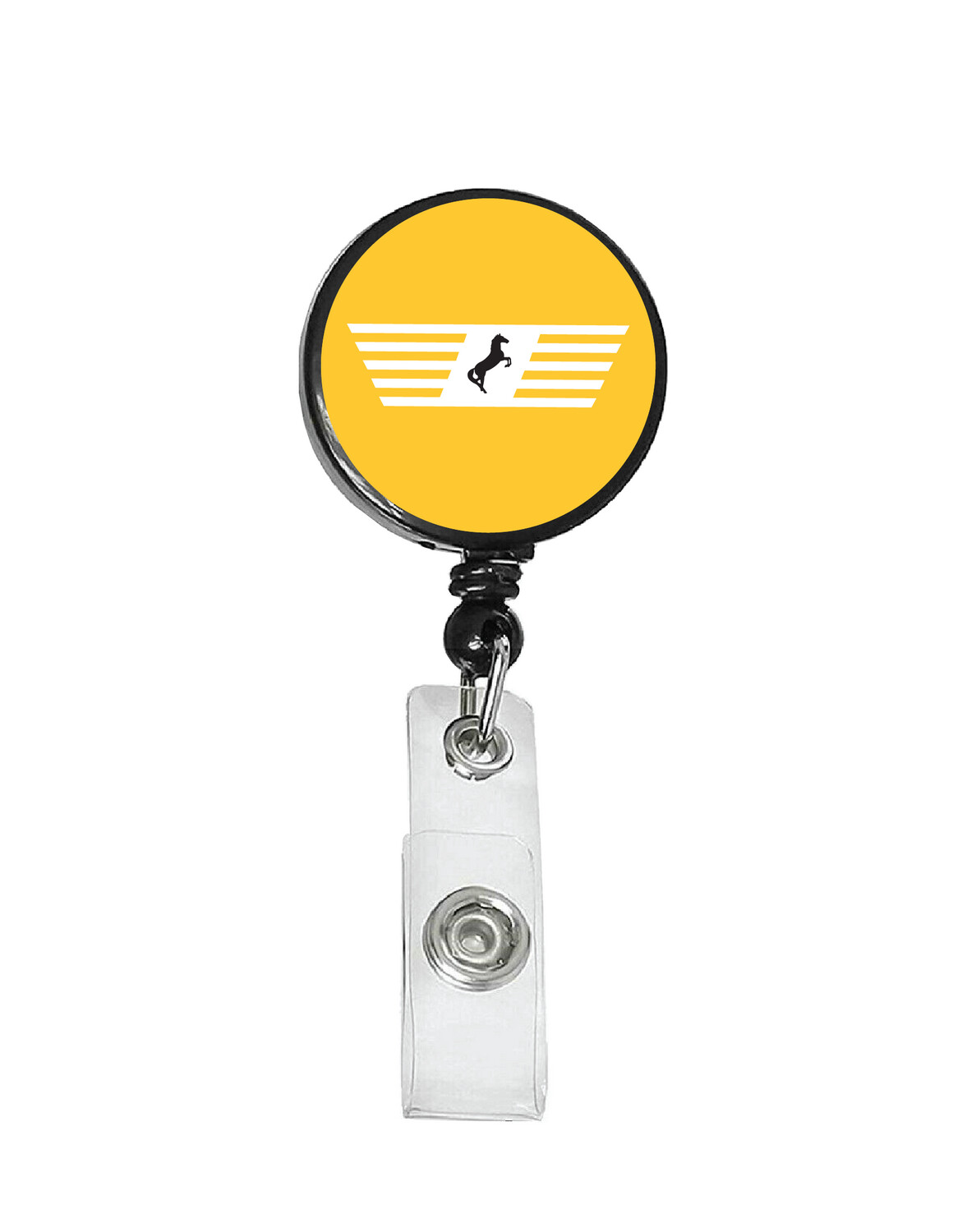 Railroad Logo Badge Reel - Norfolk Southern Wings Yellow Logo
