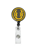 Railroad Logo Badge Reel - Union Railroad Gray Yellow Logo