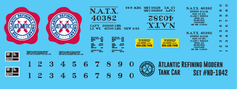 Atlantic Refining Modern Tank car