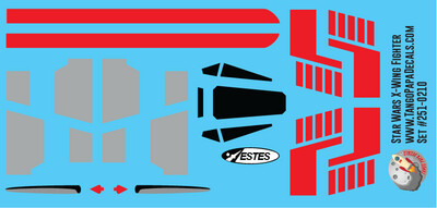 X Wing Fighter Decals
