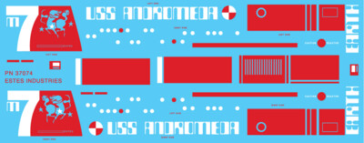 Estes USS Andromeda Decals