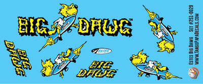 Estes Big Dawg Decal Set