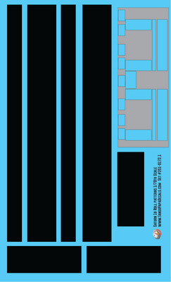 Estes Saturn 1b Roll Pattern 1/70 Scale Decals