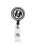 Railroad Logo Badge Reel - Virginian Railroad Logo (Black/White)