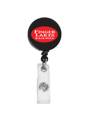 Railroad Logo Badge Reel - Finger Lakes Railroad Logo