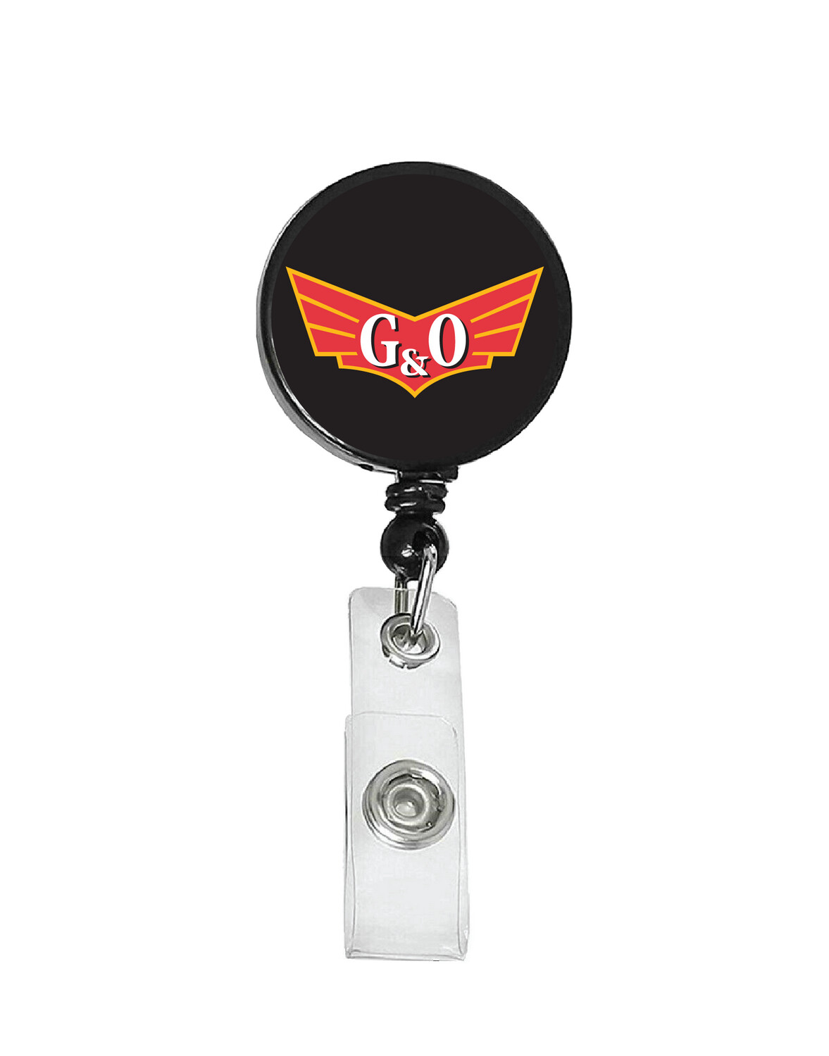 Railroad Logo Badge Reel - Gulf and Ohio Logo