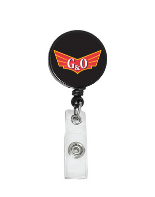Railroad Logo Badge Reel - Gulf and Ohio Logo