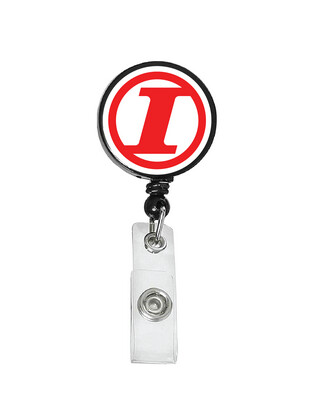 Railroad Logo Badge Reel - Indiana Railroad