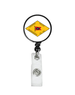 Railroad Logo Badge Reel - Genesee Valley Logo