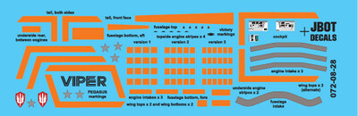 JBOT Viper MK1 Exterior Decal Set 1:72