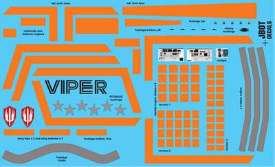 JBOT Viper MK1 Exterior Decal Set 1:17