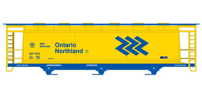 Ontario Northland 3 Bay Cylindrical Covered Hopper Decals