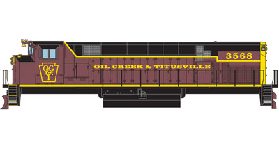 Oil Creek and Titusville (OCT) M420 Locomotive Brown Scheme
