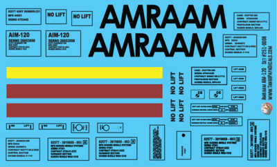 Amraam Aim-120 Decals