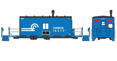 Conrail N-11 Transfer Caboose Medium Logo Decals