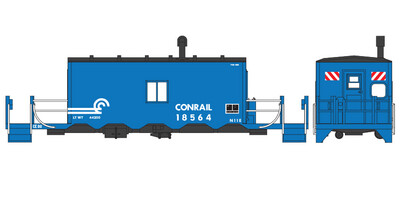 Conrail N-11 Transfer Caboose Small Logo Decals
