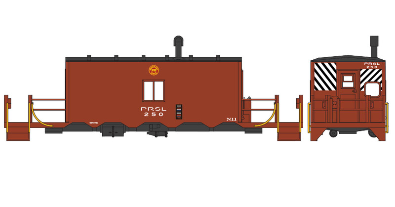Pennsylvania Reading Seashore Lines N-11 Transfer Caboose Decals