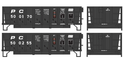Penn Central G38 Ore Car Decals