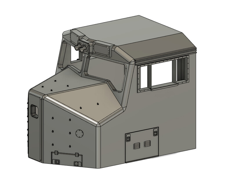 Locomotive Train Parts - MK5000 Rebuild Cab