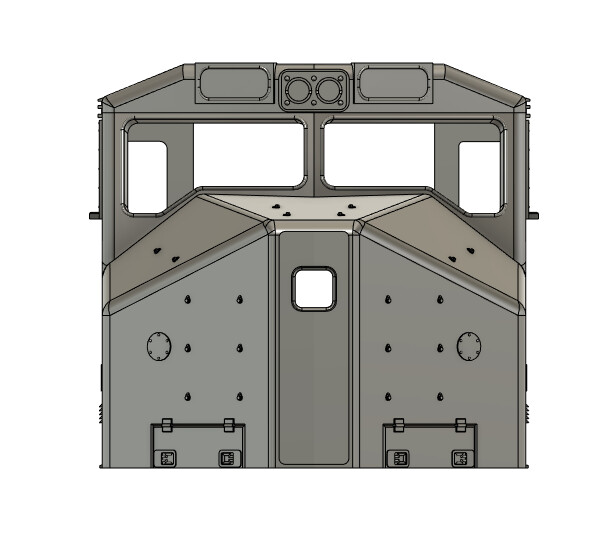 Locomotive Train Parts - MK5000 Rebuild Cab