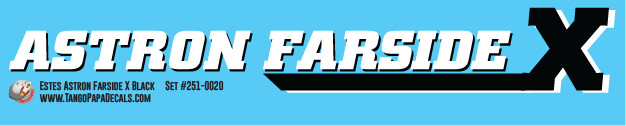 Astron Farside X Black Decal Set