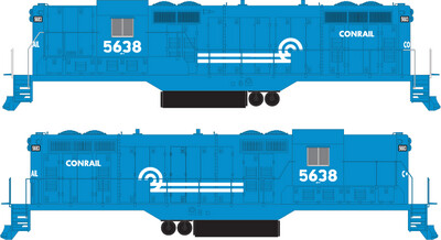 Conrail GP-7 Locomotive Decals