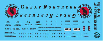 N Scale Great Northern ACF 2 Bay Centerflow Hopper