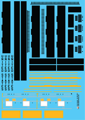 Estes Titan iiie Decal Sheet