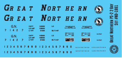 Great Northern PS-2 2 Bay Covered Hopper