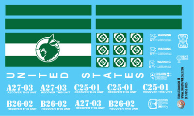 Estes Comanche III Decals