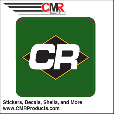 Vinyl Sticker - Conrail ex RDG Patchout Green Logo