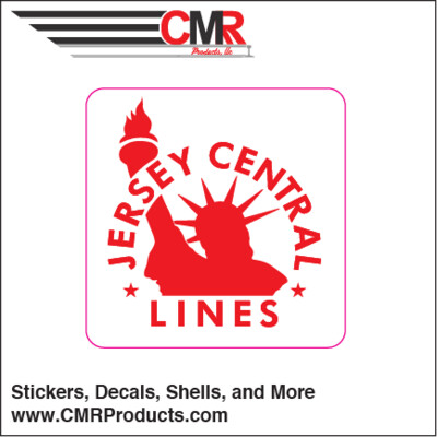 Vinyl Sticker - Central New Jersey (CNJ) Red/White Logo