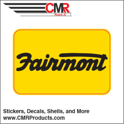 Vinyl Sticker - Fairmont Yellow Black Logo