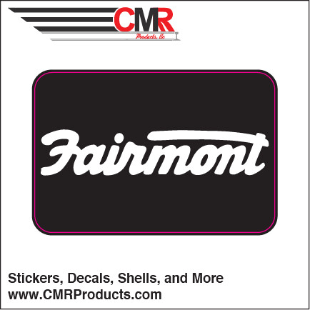 Vinyl Sticker - Fairmont Black White Logo