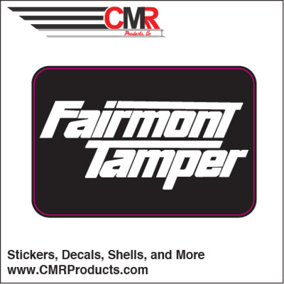 Vinyl Sticker - Fairmont Tamper Black White Logo