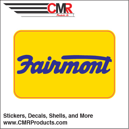 Vinyl Sticker - Fairmont Yellow Blue Logo
