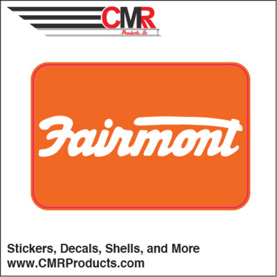 Vinyl Sticker - Fairmont Orange White Logo