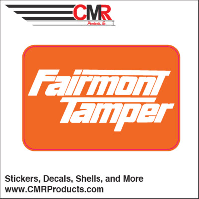 Vinyl Sticker - Fairmont Tamper Orange White Logo
