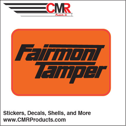 Vinyl Sticker - Fairmont Tamper Orange Black Logo