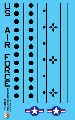 Estes MX Missile Decals