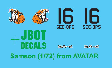 JBOT Decals - Samson 1-72 from Avatar