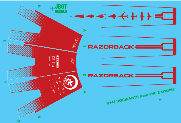 JBOT Decals - Razorback