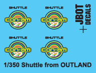 JBOT Decals - Outland Shuttle 1/350
