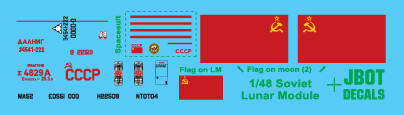 JBOT Decals - Soviet LK Moon Lander