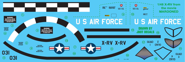 JBOT Decals - X-RV Marooned 1:48