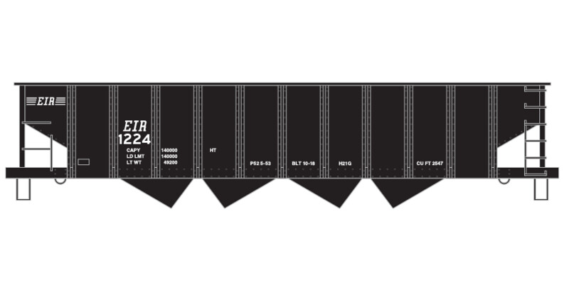 Evansville Industrial 70ton Open Hopper Wings Only