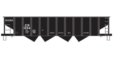 Evansville Industrial 70ton Open Hopper Wings Only