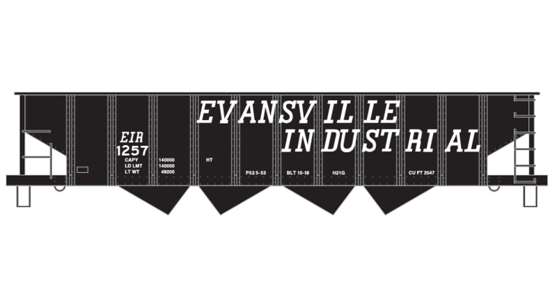 Evansville Industrial 70ton Open Hopper Name Only