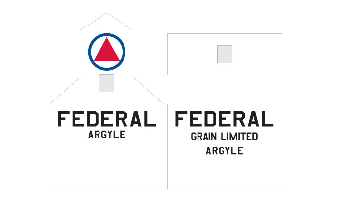 Grain Elevator - Federal (Argyle) Decals
